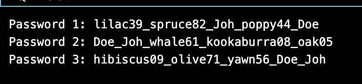 Password Generator Analysis